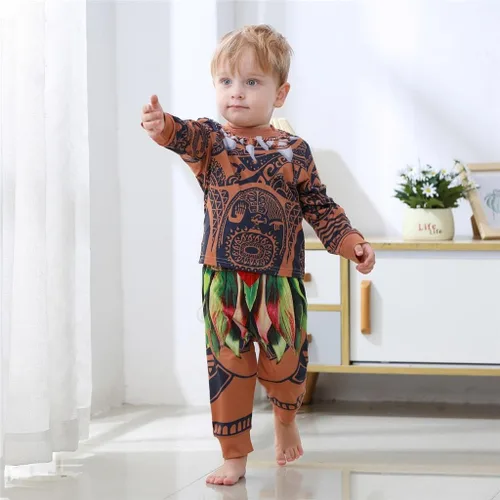 Vista 5 de Dressy Daisy Boy's Ocean Adventure Pajamas Halloween Dress Up Costumes Fancy Party Outfit