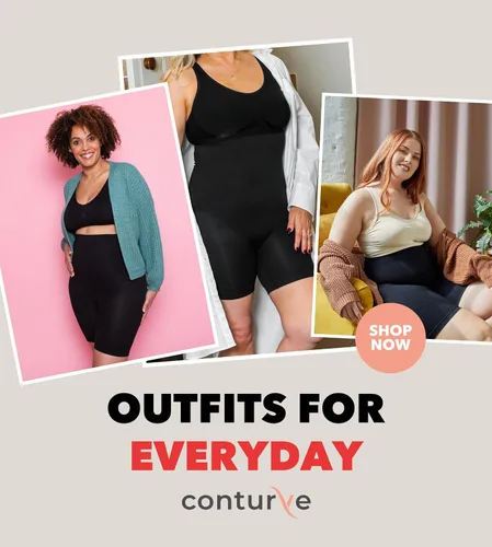Vista 5 de Conturve Shapewear for Women - High-Waisted Shapewear Tummy Control Shorts, Faja Body Shaper, Underwear for Women