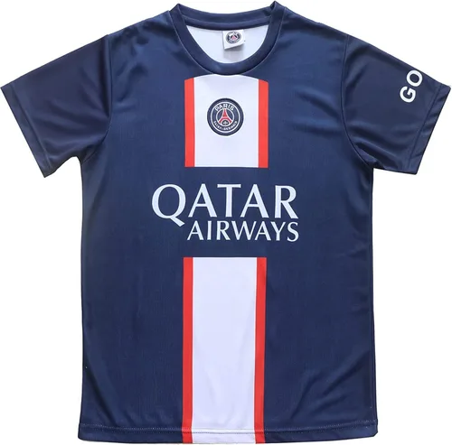 Vista 2 de PSG #30 Lionel Messi Kids Jersey 2022-2023 Nueva Temporada Sin Marca Versión para fanáticos