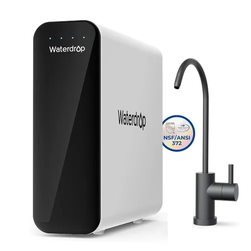 Vista 13 de Sistema de filtro de agua para debajo del fregadero Waterdrop TSU 0,01 μm, 3 etapas de alta capacidad para eliminar el 99,99 % de contaminantes más