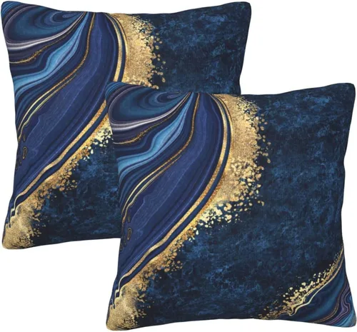 Vista 15 de Perinsto Juego de 2 fundas de almohada con estampado de leopardo, fundas de almohada decorativas con textura de piel de animal, fundas de cojín