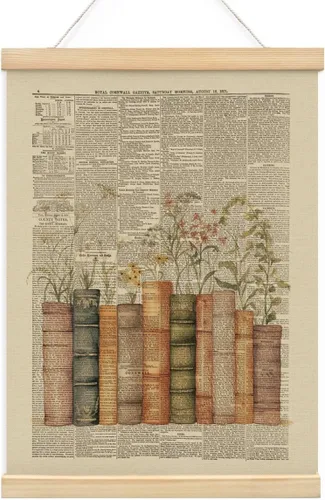 Vista 20 de Wheatwin Decoración de habitación de niñas, colgador de póster de madera para bebé, coqueta de lazo rosa, decoración de pared femenina de moda, 12 x