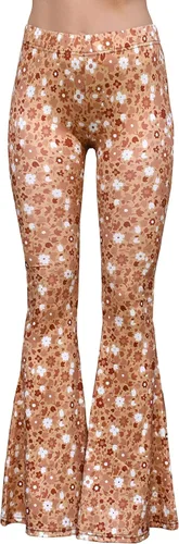 Vista 31 de Daisy Del Sol - Pantalones de yoga cómodos y elásticos de cintura alta, estilo boho de los 70 con parte inferior acampanada Baya