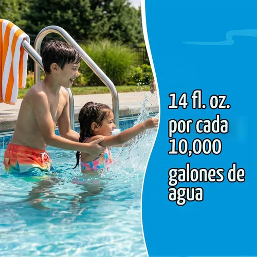 Vista 7 de Poolife Super AlgaeBomb 60 Algaecida de 1 cuarto de galón - Potente tratamiento de control de algas de piscina - Fórmula no espumante de acción
