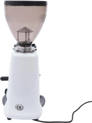 Vista 5 de Molinillo de café eléctrico profesional, 110 V 350 W, molinillo de café expreso, máquina de fresas para rebabas comerciales caseras+tolva