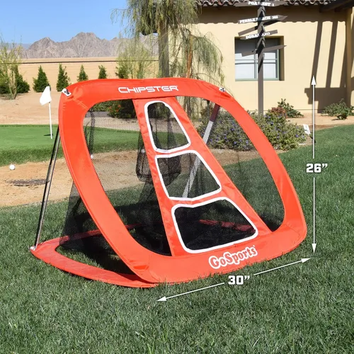 Vista 5 de GoSports Chipster Pop-Up Golf Chipping Practice Net - Training Aid for Precision and Distance - Outdoor and Indoor Practice - Golf Gift