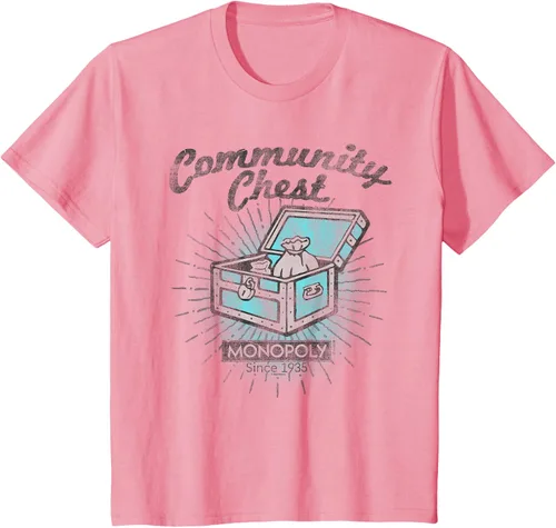 Vista 9 de Monopoly Camiseta Community Chest, gris, S Gris Oscuro