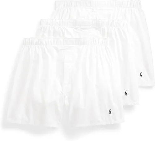 Vista 14 de POLO RALPH LAUREN Paquete de ropa interior tipo boxers, paquete de 3, ropa interior tejida de algodón de ajuste clásico para hombre