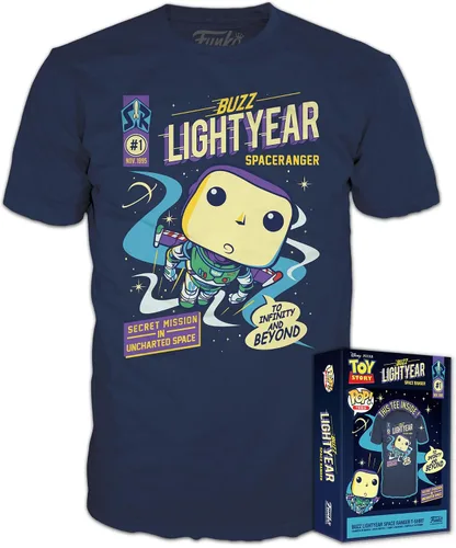 Vista 3 de Funko Camiseta Pop! Boxed Tee: Toy Story - Buzz - XS Multicolor