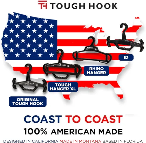 Vista 7 de Tough Hook ID - Percha de identificación resistente, fabricada en Estados Unidos, tapa de 200 libras, portaplatos, equipo táctico, buceo BCD