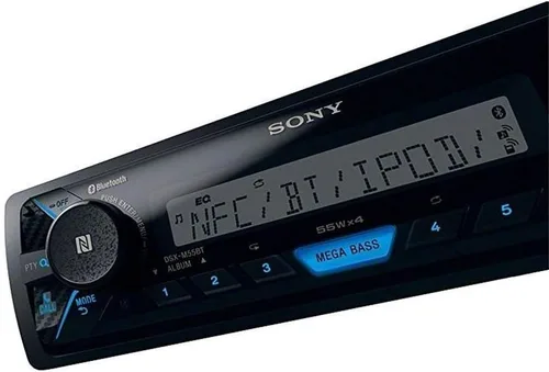Vista 4 de Sony - Receptor multimedia digital Marine con Bluetooth DSXM55BT, Azul