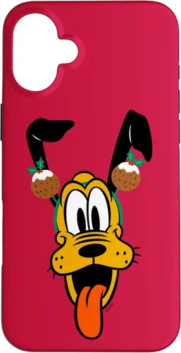 Vista 23 de Disney Plutón - Funda para iPhone 17 con diadema de pudín navideño