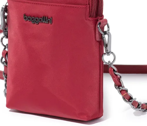 Vista 6 de Baggallini Take Two Bryant Crossbody-Small Travel Bag with RFID Blocking Sleeves-Water-Resistant Lightweight Mini Purse