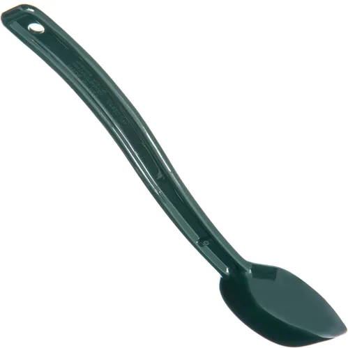 Vista 2 de Carlisle FoodService Products Cuchara sólida de plástico, 9 pulgadas, verde (paquete de 2)