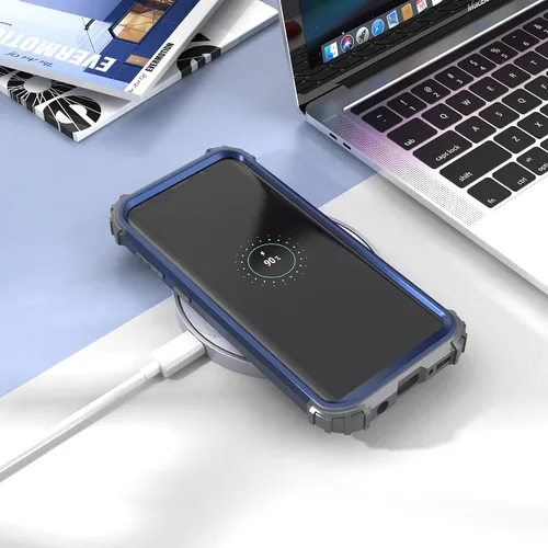 Vista 9 de IDweel Funda para Galaxy S9 Plus, para Galaxy S9+ funda azul para hombres y niños, 3 en 1, a prueba de golpes, delgada, híbrida, resistente