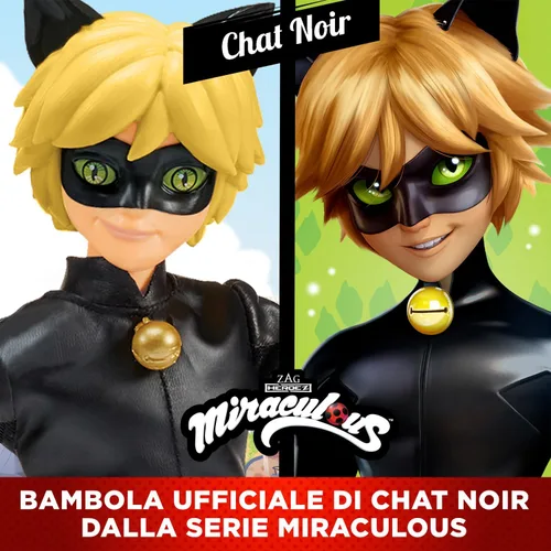 Vista 3 de Muñeca de moda Miraculous P50002 Gato Negro