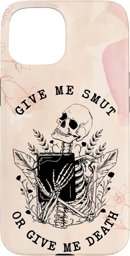 Vista 6 de iPhone 16 Romance Book Lover Smut Reader Give Me Smut Or Give Me Death Case
