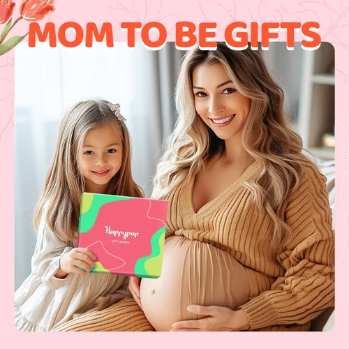 Vista 5 de HAPPYPOP Regalos para el día de la madre, regalos para madres primerizas para la nueva mamá, regalos para mujeres embarazadas, calcetines