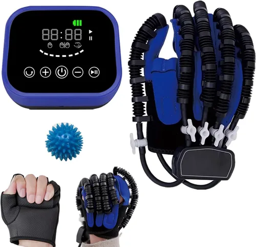Vista 6 de Guantes robot de rehabilitación ZKES, ortesis para dedos de hemiplejia por accidente cerebrovascular, equipo de recuperación de mano