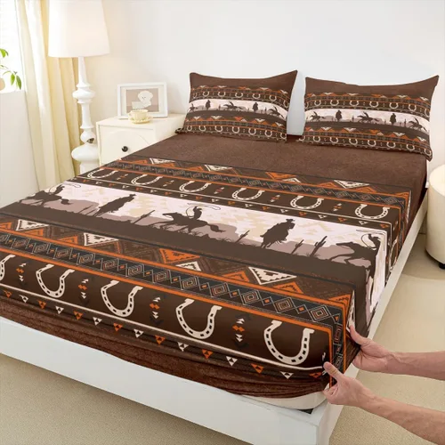 Vista 44 de Juego de ropa de cama con estampado de leopardo, tamaño individual, juego de cama de guepardo africano para decoración de dormitorio