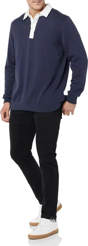 Vista 3 de Tienda Essentials Suéter de rugby para hombre