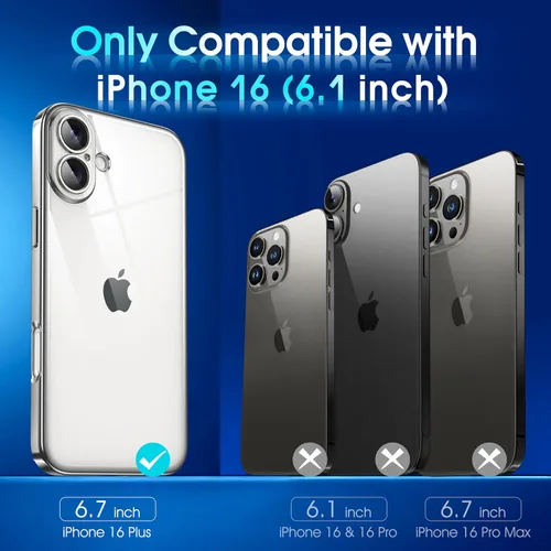 Vista 800 de Supdeal Funda cristalina transparente para iPhone 11, [No se amarillea] [Protección de la cámara] [Probado contra caídas de grado militar] Funda