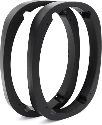 Vista 5 de 1 par 6x9 altavoz espaciador adaptador universal de plástico vehículo coche anillo montaje, 6x9 altavoces espaciador soporte audio Mat