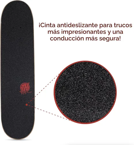 Vista 2 de Tony Hawk - 31-Inch Signature Series 4 Skateboard, 9-Ply Maple Deck Crossbones