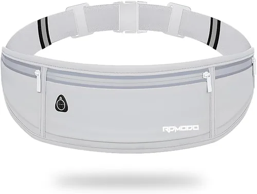 Vista 16 de Cinturón delgado para correr, soporte para teléfono de 3 bolsillos para correr, caminar, andar en bicicleta, riñonera impermeable para mujeres