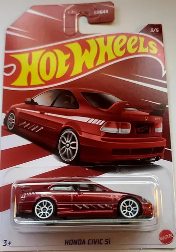 Vista 2 de Hot Wheels Juego de aniversario de Honda Civic 2022, (HDH20)