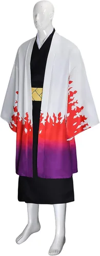 Vista 2 de Disfraz de anime para cosplay Ubuyashiki Kagaya kimono conjunto completo