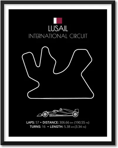 Vista 28 de Custom Car Posters Póster hecho a mano compatible con Autodromo Enzo e Dino Ferrari (Imola, Italia), póster de pista de carreras diseñado