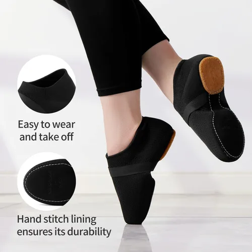 Vista 2 de Zapatos de baile sin cordones para mujer y hombre