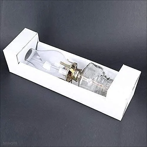 Vista 5 de Genérico Araña moderna, lámpara de huracán nostalgia retro, simple artesanía de vidrio compatible con iluminación del hogar, luz de emergencia, Azul