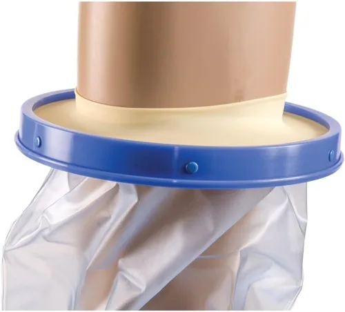 Vista 2 de DMI Cubierta fundida impermeable, barrera de heridas y protector de vendaje, reutilizable con un sello hermético para duchas, baños y albercas, se