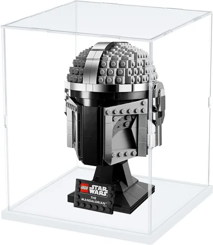 Vista 11 de Choowin Vitrina de acrílico para casco de Lego Star Wars para casco de Lego Capitán Rex, vitrinas de acrílico transparente grueso