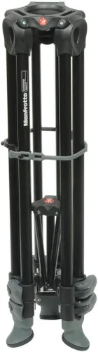 Vista 2 de Manfrotto MVT502AM Trípode de vídeo con patas gemelas telescópicas (negro)
