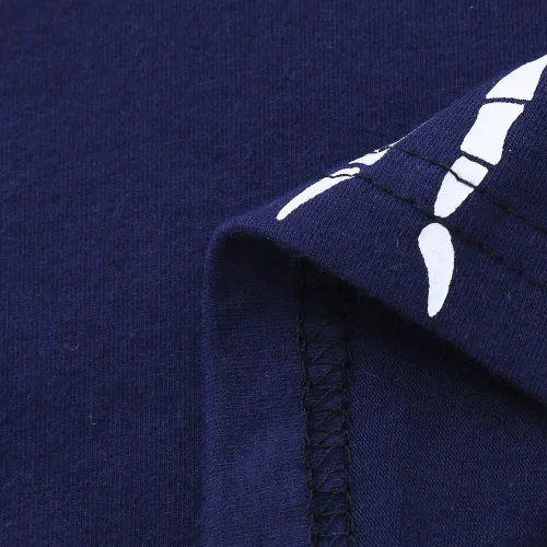 Vista 5 de Conjunto de ropa de verano para bebés y niños de 1 a 4 años de edad de manga corta con estampado de dinosaurios