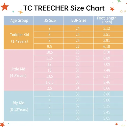 Vista 6 de TC TREECHER Tenis de correr para niños, suaves, transpirables, ligeros, para niños y niñas