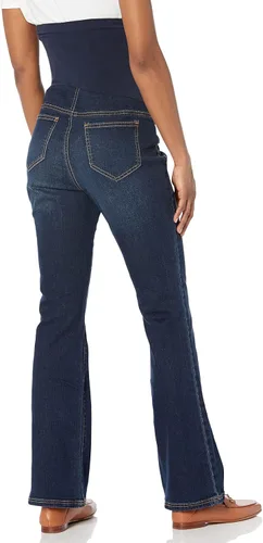 Vista 2 de Motherhood Maternity Womens Indigo Blue Secret Fit Belly Basic Boot Cut Jean