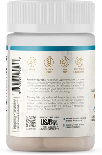 Vista 9 de Snap Supplements Suplementos naturales de hierro constructor, píldoras de hierro de 21 mg para aumentar la energía, el metabolismo y la digestión
