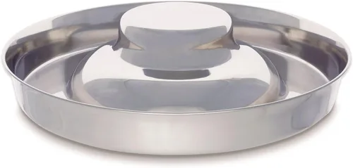 Vista 2 de ProSelect - Platos de acero inoxidable para cachorros, platos versátiles para varios cachorros, 11 pulgadas