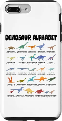 Vista 12 de iPhone 16 Alfabeto de dinosaurio - Tipos de dinosaurios - Estuche de identificación de dinosaurios