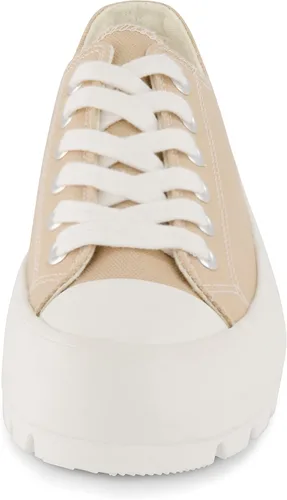 Vista 3 de CUSHIONAIRE Vasco Low Top - Tenis de lona para mujer + espuma viscoelástica, Negro