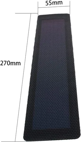 Vista 2 de Fielect 1.5V 0.7W policristalino mini módulo de panel solar DIY para juguetes ligeros cargador 10.630x2.165 in, 1pcs