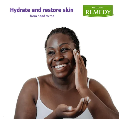 Vista 6 de Medline Remedy Essentials Loción corporal hidratante (botella de 8 onzas), 12 unidades, aroma fresco, hidratante, no grasa, para piel seca