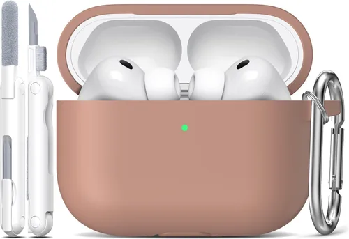 Vista 48 de R-fun for AirPods 2nd/1st Case Silicone Cover, Banana Violet Violeta plátano