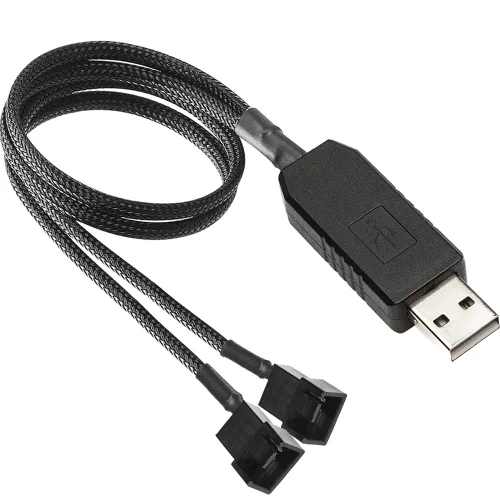 Vista 7 de Gebildet 10 piezas de cable de extensión de ventilador PWM de 4 pines, conector de energía, estuche macho a hembra para computadora, compatible