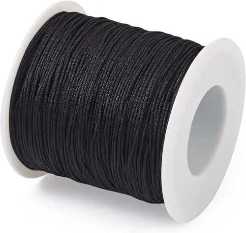 Vista 28 de Cheriswelry 8 rollos de 49 yardas/rollo de 0.031 in de hilo de nailon para macramé, cordón de nudo chino para pulsera tejida personalizada