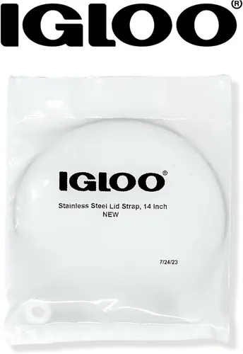 Vista 4 de Igloo Cooler - Correa para tapa de cable, 14 pulgadas, acero inoxidable resistente